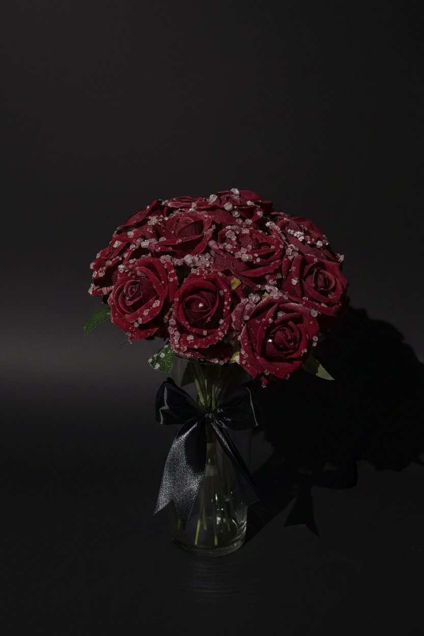 Morning Dew (red roses)
