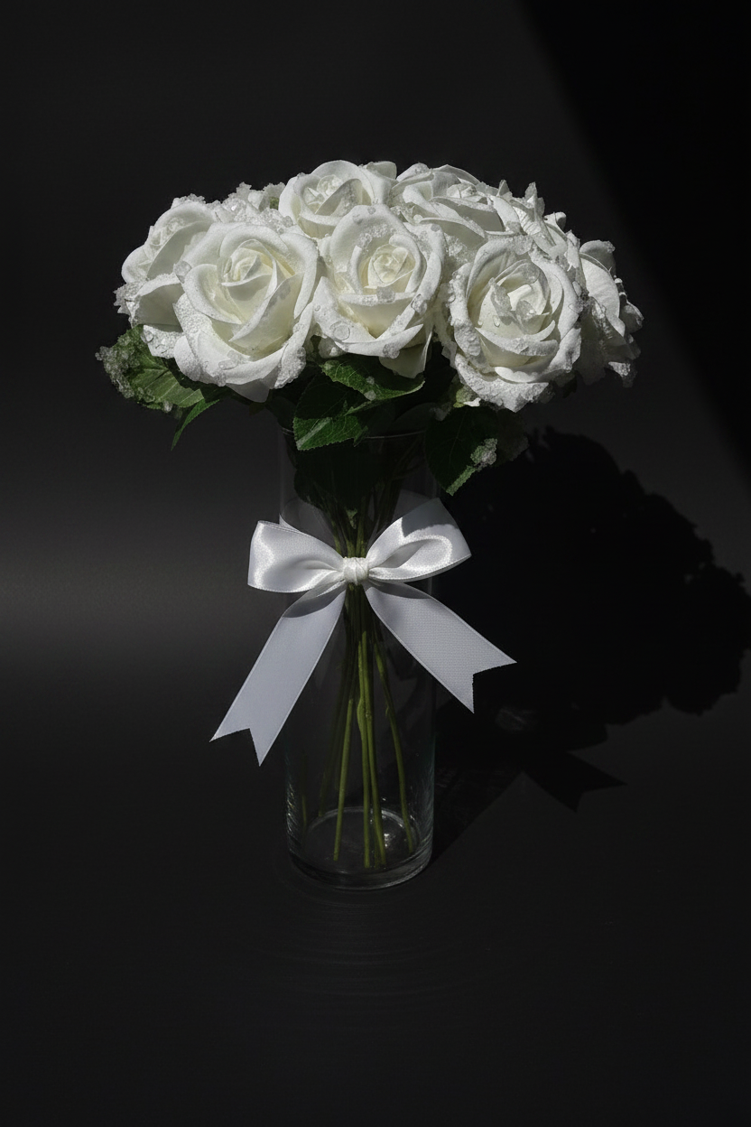 Morning Dew (white roses)