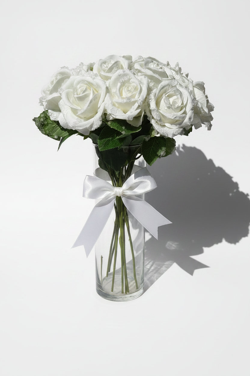 Morning Dew (white roses)