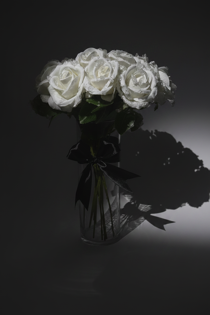 Morning Dew (white roses)