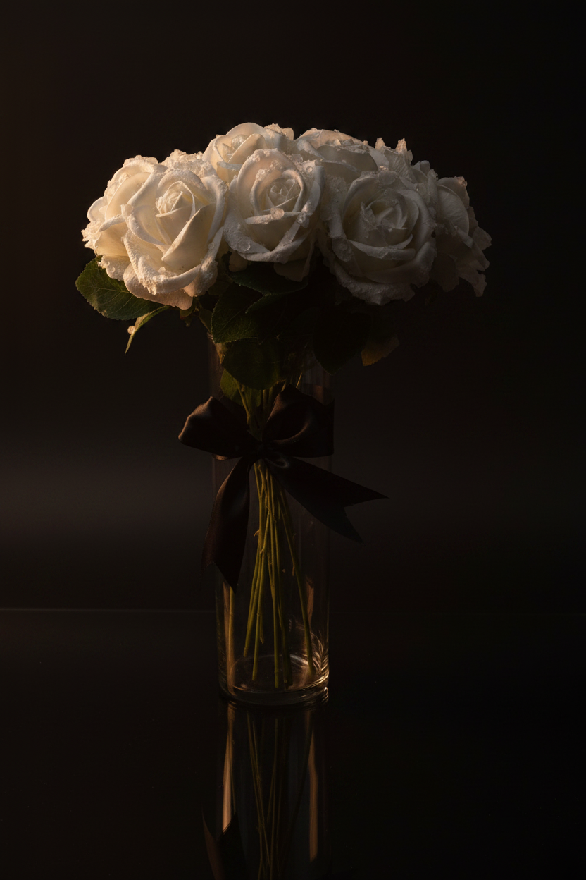 Morning Dew (white roses)