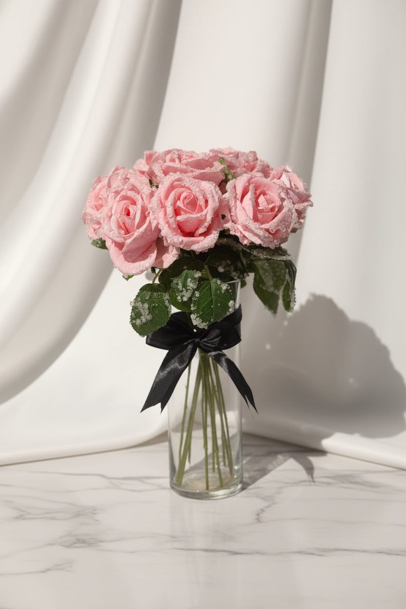 Morning Dew (pink roses)