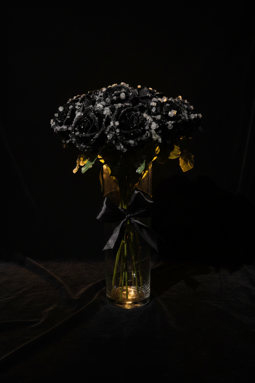Morning Dew (black roses)