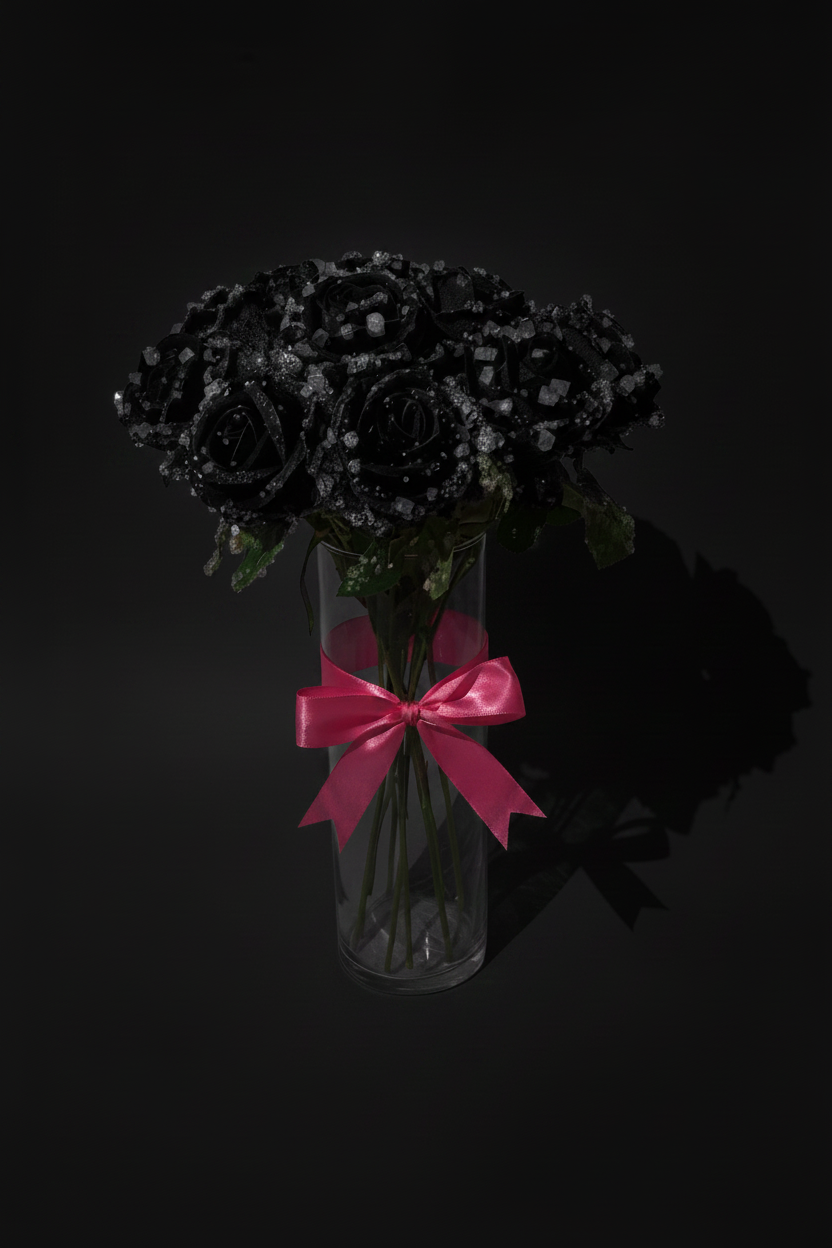 Morning Dew (black roses)