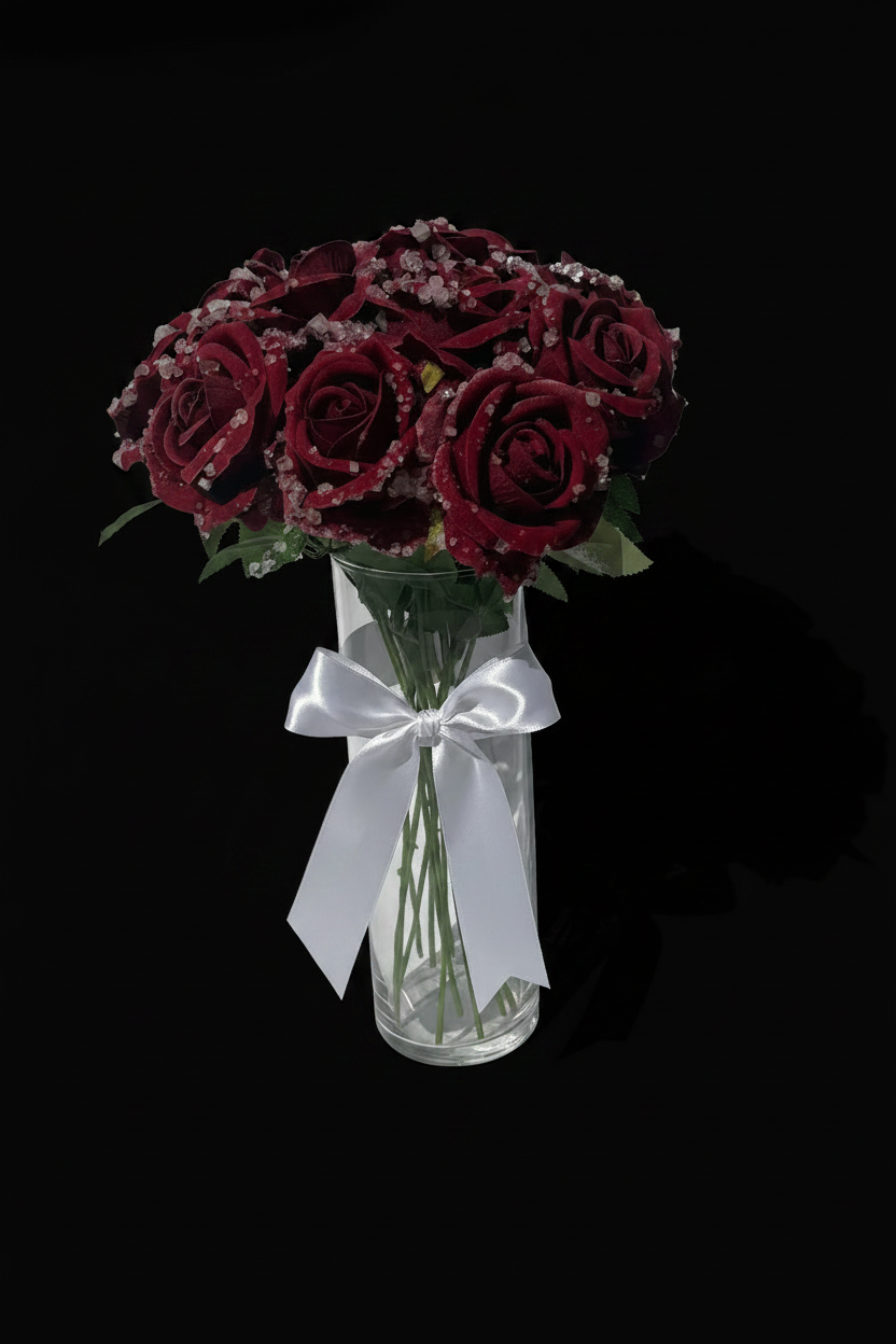 Morning Dew (red roses)