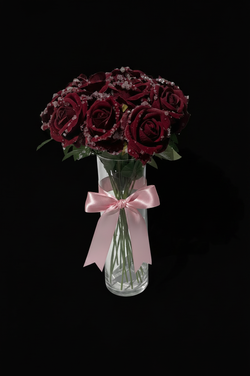 Morning Dew (red roses)