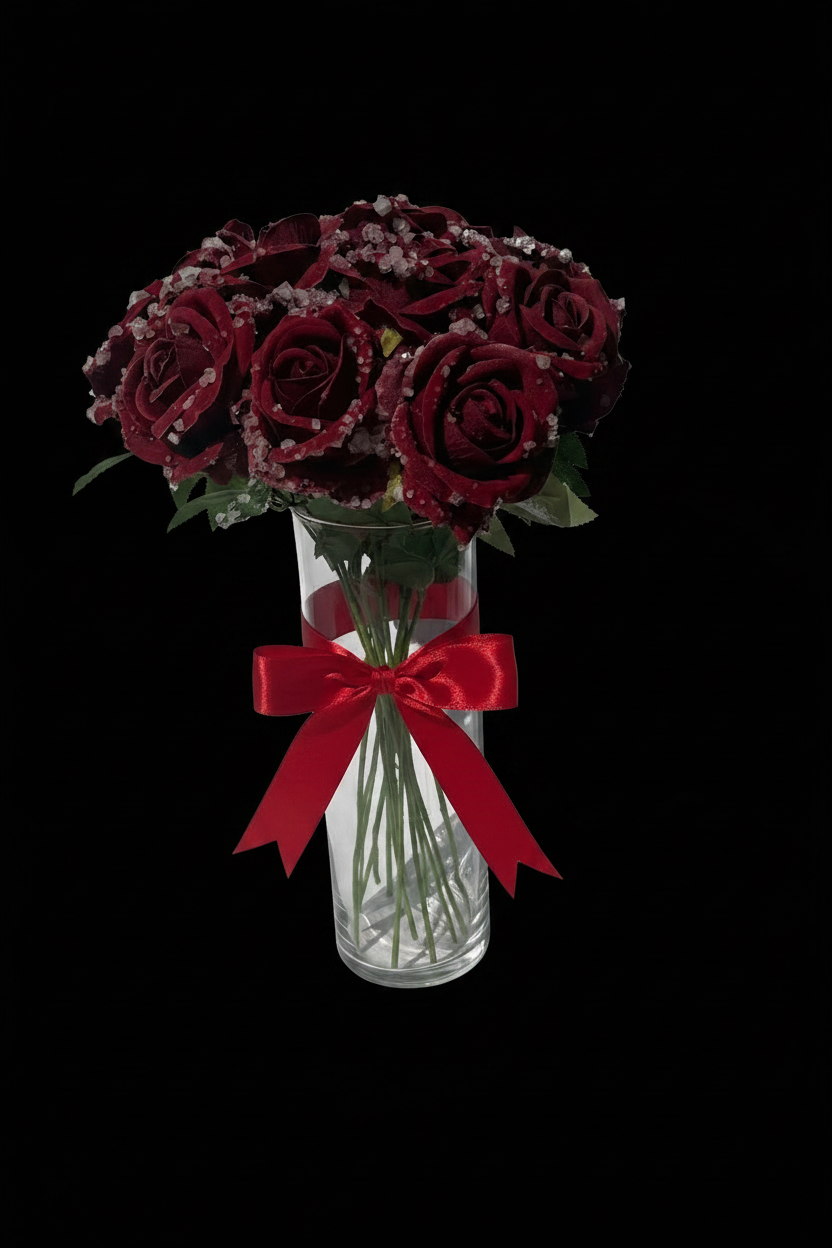 Morning Dew (red roses)
